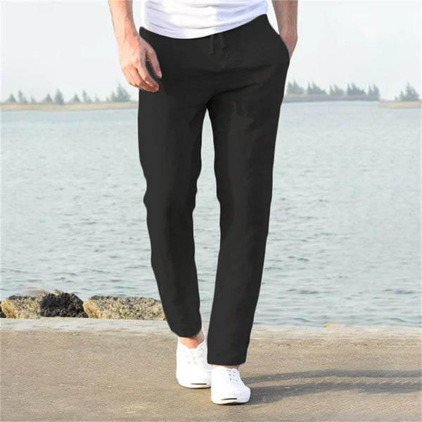 Breathable Cotton Linen Trousers