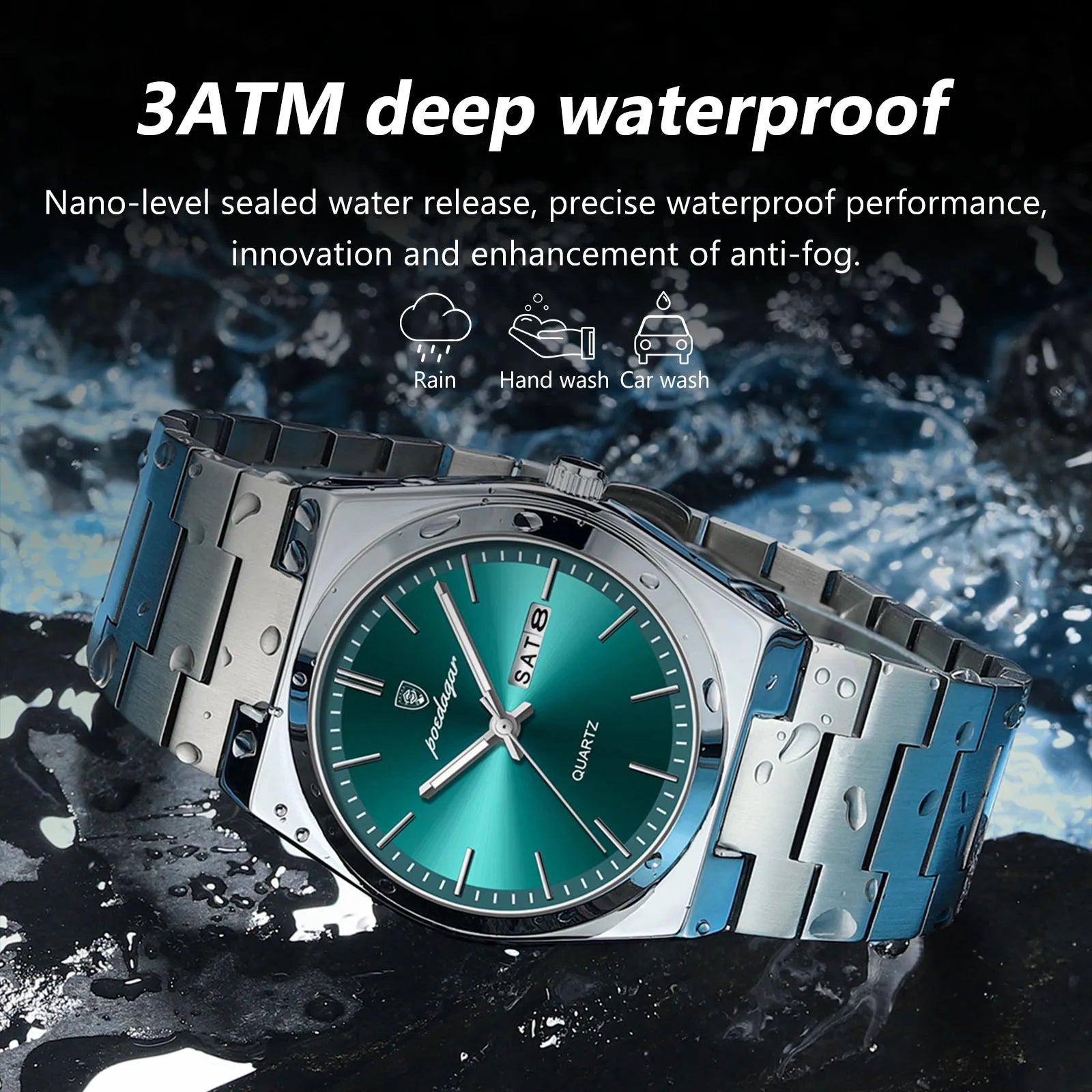 Elegant Men's Waterproof Watch