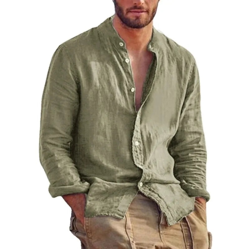 Luxury Men's Casual Linen Shirt